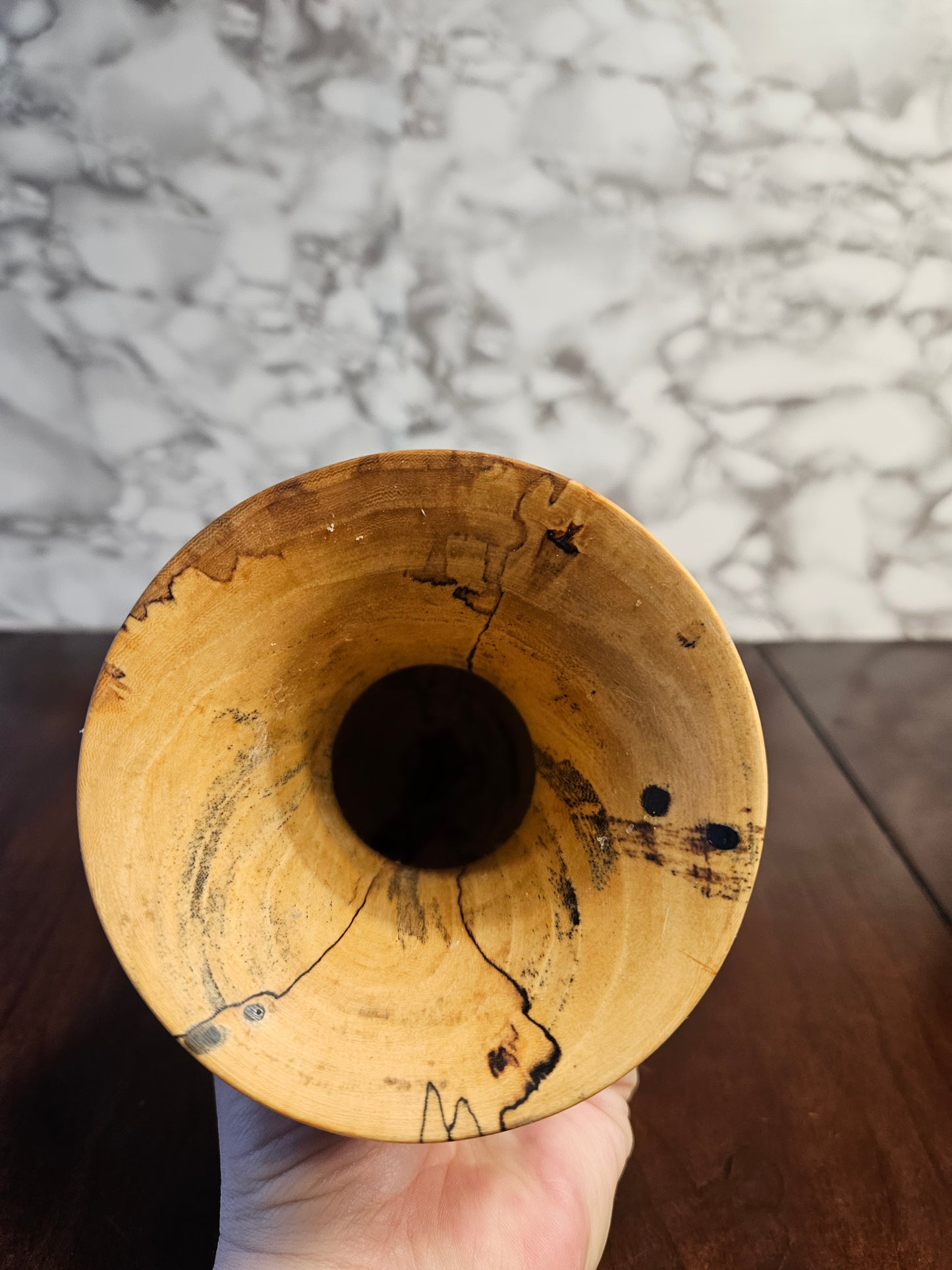 Vase en érable coti parfait pour vos fleurs séchées