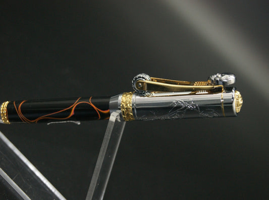 Stylo Harley-Davidson avec la tête de mort