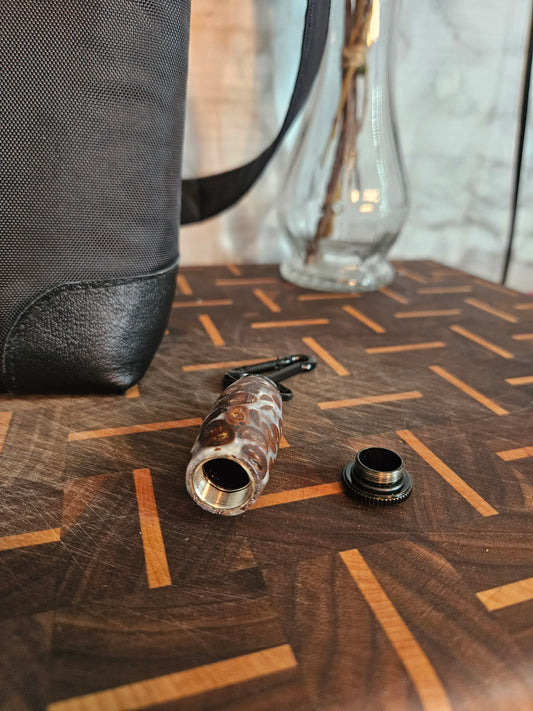 Porte-clés Pilulier multifonction  grain de café